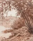 Le Val d’Herblay by Charles Guilloux, Crayon noir et crayon gras, sold Apr 2022