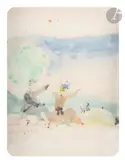 Vive Puteaux by André Derain, Aquarelle, sold Apr 2022