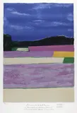 Champs de lavande de la Drôme provençale by Bernard Cathelin, Lithographie en couleurs, sold Nov 2021
