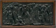 Les émigrants, seconde version by Honoré Daumier, Épreuve en bronze patiné, sold Dec 2017