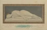 Le tombeau de Sainte Cécile à Rome by Savinien Petit, Crayon noir, aquarelle et rehauts d'or, sold Dec 2017