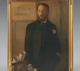 Portrait de Alfred Lasneret by Edmond Francois Aman-Jean, Toile, sold Dec 2017