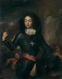 Portrait d'homme en armure portant la Croix de Malte by Constantijn Netscher, Toile, sold Dec 2017