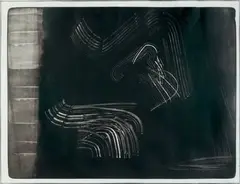 Composition by Hans Hartung, Lithographie, sold Mar 2009