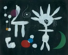 Composition by Joan Miró, Lithographie couleurs, sold Mar 2009
