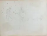 Projets de costumes pour « Orphée et Eurydice », ballet de Roland Petit by Jean Cocteau, 1944, Crayon noir Annotations (Pliures, taches, déchirures), sold Dec 2008