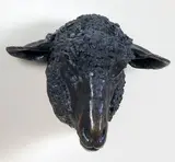 Tête de mouton by Jules Dalou, Bronze à patine brune Cire perdue de Hébrard portant le n°1, vers, sold Nov 2008
