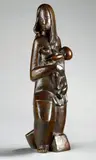 Femme avec enfant by Béla Vörös, 1928, Epreuve en bronze à patine brune, sold Nov 2008