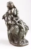 Notre-Dame du Saint-Cordon by Jean-Baptiste Carpeaux, 1864, Epreuve en bronze à patine verte, sold Dec 2017