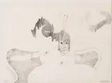 Nu étendu by Hans Bellmer, 1969, Mine de plomb et crayon sur papier, sold Dec 2017