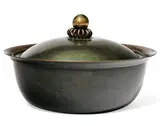Pot et son couvercle by Just Andersen, Bronze, sold Apr 2011