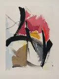 Extase by Jean Miotte, 1990, Aquatinte en couleurs avec rehauts et collage, sold Mar 2011