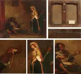 Le marchand juif à Alger by Eugène Delacroix, Toile, sold Dec 2010