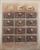 Les tiroirs by Martin Vaughn-James, 2005, Technique mixte et collages sur toile, sold Dec 2015