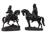 Untitled by Paar berittene Araber, bronze, sold Apr 2016