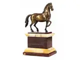 Untitled by Bronzestatuette eines schreitenden Pferdes, bronze, offered Jul 2015