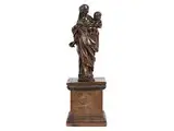 Untitled by Bronzefigur einer Maria mit dem Kind, bronze, offered Jul 2015