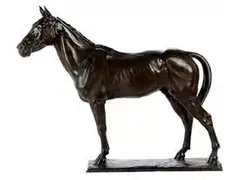 Untitled by Großes Bronzepferd, bronze, sold Apr 2018