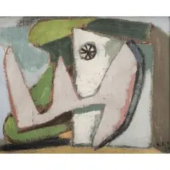 Marine - la ciotat by Gaston-Louis Roux, 1931, oil on canvas, sold Dec 2024