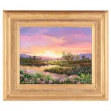 Wild Rhododendrons in the Carolinas by Thomas DeDecker, Oil on board, sold Sep 2021