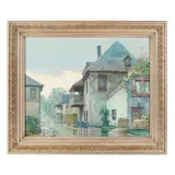 St. Augustine, Florida by Emmett John Fritz, Oil on Masonite, sold Sep 2021