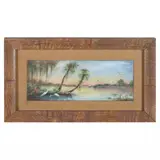 Florida Landscape by Frieda Stern, Oil on canvas, sold Sep 2021