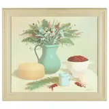 Vasaras Klusā Daba (Summer Still Life) by Dace Lapina, Oil on canvas, sold Sep 2021