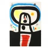 Équinoxe by Joan Miró, Color etching, sold Sep 2021