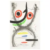 Prise à L'Hameçon by Joan Miró, Color etching, sold Sep 2021
