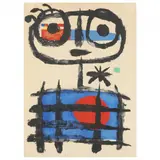Mangeur de Soleil by Joan Miró, Lithograph in colors, sold Sep 2021