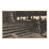 Cathedral Steps by Martin Lewis, Drypoint on cream wove paper, sold Sep 2021