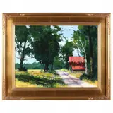 Island Road by William Jameson, Oil on panel, sold Sep 2021