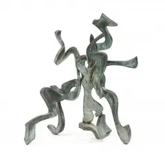 Conexion by Bill Barrett, Forged and fabricated cast bronze, sold Sep 2021