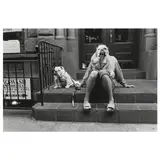 New York (Man with Bulldog on Porch) by Elliott Erwitt, Gelatin silver print, sold Sep 2021