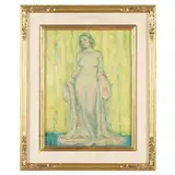 Standing Nude by Will Howe Foote, Oil on canvas board, sold Sep 2021