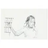 Study for Wanda by Bob Timberlake, Pencil on paper, sold Sep 2021