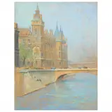 The Conciergerie, Paris by Louis Orr, Pastel on paper, sold Sep 2021