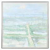 Oyster Beds, Marennes by Roger de Grey, Oil on canvas, sold Sep 2021