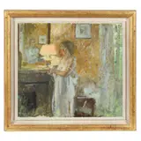 Dark Morning, La Patoula by Bernard Dunstan, Oil on canvas, sold Sep 2021