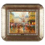 Boulevard by Emilio Payes, Oil on canvas, sold Aug 2021