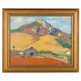 Small Farm Near San Luis Obispo by Walter L. Cheever, Oil on canvas, sold Aug 2021