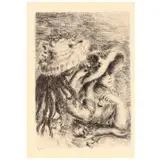 Le Chapeau Épinglé (Pinning the Hat) by Pierre-Auguste Renoir, Etching on cream laid paper, sold Aug 2021