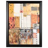 Geometric Cartography Painting by Nancy Gillespie, Oil on canvas, sold Aug 2021