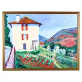Italian Villa by Stephen Moore, Oil on canvas, sold Aug 2021