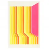 Modernist Serigraph by Jeff Huberman, Serigraph in colors, sold Aug 2021