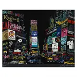 Lights of Broadway by LeRoy Neiman, Serigraph in colors, sold Aug 2021