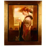 Luz by Felix Mas, Oil on canvas, sold Aug 2021