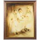 The Egg by Denis DesJarlais, Oil on canvas, sold Aug 2021