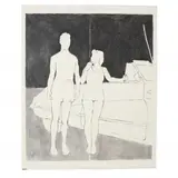Mama Told Me Not to Go by Julie Henson, Graphite on mylar, sold Aug 2021