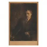 Self Portrait I by Anders Zorn, Etching on laid paper, sold Aug 2021